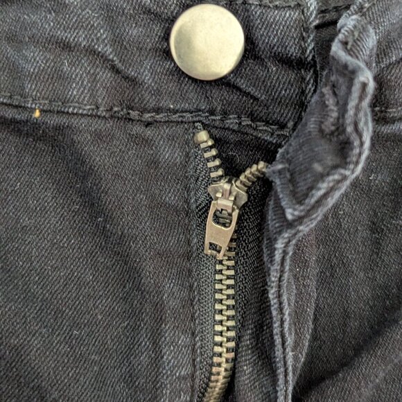 Forever 21 Women's Jeans Black Denim Size 30 - Picture 3 of 4